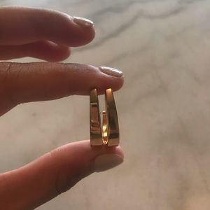 Vintage 14 Kt Gold Hoops